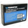 Hi-Speed USB 2.0 to SATA 150 Adapter with Power Supply USB to eSATA