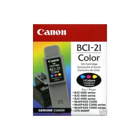 CARTUCCIA CANON BCI-21 COLORE (3X5ML) ORIGINALE