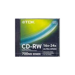 CD-RW 700M 24X TDK