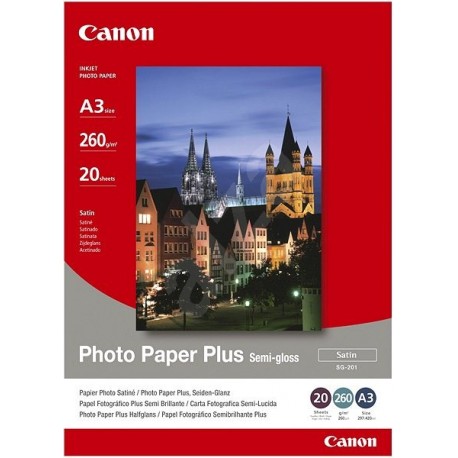 CARTA FOTOGRAFICA PHOTO PAPER PLUS SEMI-GLOSS Canon SG-201 A3